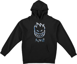 Spitfire Wheels Hoody April Chrome Bighead Pullover Black