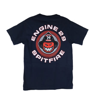 Spitfire Wheels Shirt Engine 29 True Navy