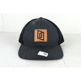 Blemished Blank Snapback Hat Heather Grey/Black