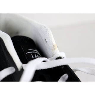 Blemished Lakai Skateboard Shoes Flaco II Mid Black/White Leather Size 12