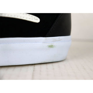 Blemished Lakai Skateboard Shoes Flaco II Mid Black/White Leather Size 12