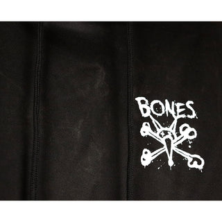 LIGHTLY USED Bones Wheels Back It Hooded Pullover Men's Sweatshirt - Black - Medium