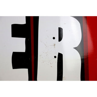 Blem Baker Skateboard Deck Logo Red/White 8.0" x 31.5" Cosmetic (gripped)