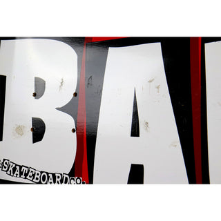 Blem Baker Skateboard Deck Logo Red/White 8.0" x 31.5" Cosmetic (gripped)