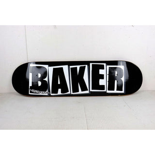Blem Baker Skateboard Deck Logo Black/White 8.25" x 31.5" used