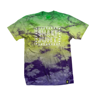 Shake Junt Skateboard T-Shirt Box Logo Skywalker Teal/Lime