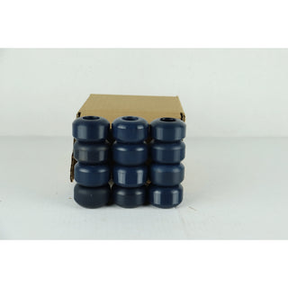 Blemished Box of 51mm Blank Blue Skateboard Wheels - 12 Wheels in Box