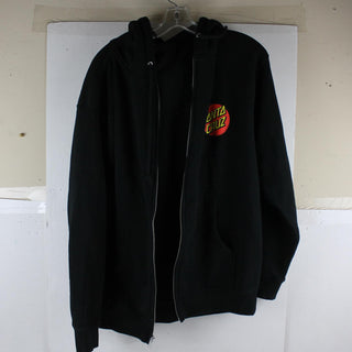 BLEM Santa Cruz Skateboard Zip Up Hoody Classic Dot Black Size M