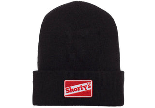 Shorty's Skateboard Beanie OG Logo Cuff Black