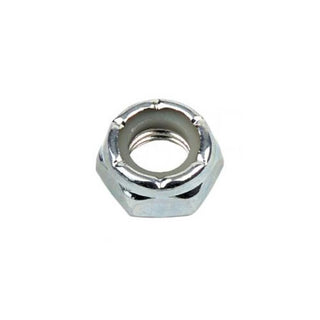Shorty's Hardware Skateboard Truck Replacement Axle Nuts 4 Pack Silver