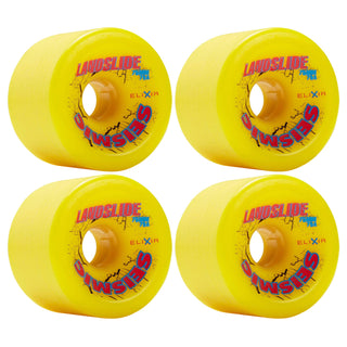 Seismic Wheels Landslide Opaque Yellow 75mm x 54mm 79A