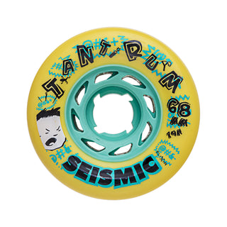 Seismic Wheels Tantrum Yellow 68mm x 43mm 79A