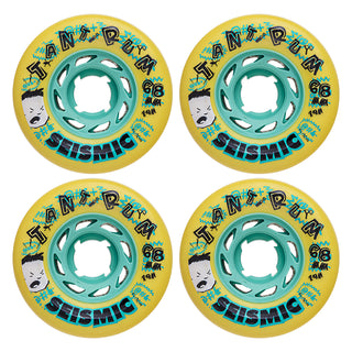 Seismic Wheels Tantrum Yellow 68mm x 43mm 79A