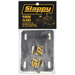 Slappy Skateboard Risers Slappy Slabs Black 4mm