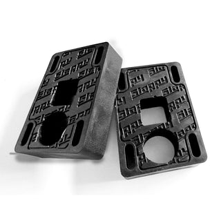 Slappy Trucks Risers Big Blocks Black 3/4" with Mounting Hardware and Sticker