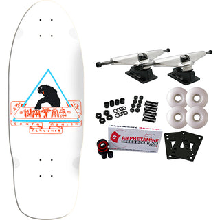 SMA Skateboard Complete Natas Kaupus Black Panther 1st Edition Reissue White 10" x 29"