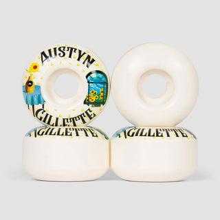 Sml Skateboard Wheels 52mm Austyn Gillette Still Life OG Wide 99A with Andale Bearings
