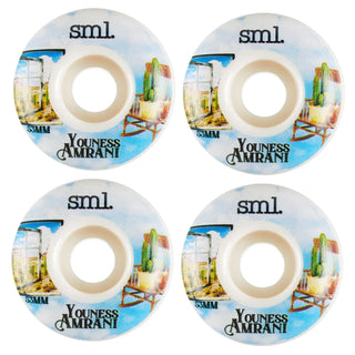 Sml Skateboard Wheels 53mm Youness Amrani Still Life OG Wide 99A White
