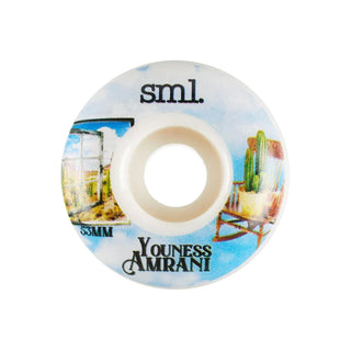 Sml Skateboard Wheels 53mm Youness Amrani Still Life OG Wide 99A White