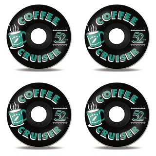 Sml Skateboard Wheels 52mm Coffee Cruiser Monsters 78A White