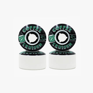 Sml Skateboard Wheels 52mm Coffee Cruiser Monsters 78A White