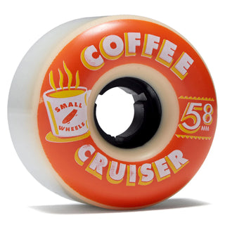Sml Skateboard Wheels 58mm Coffee Cruiser Jude 78A White