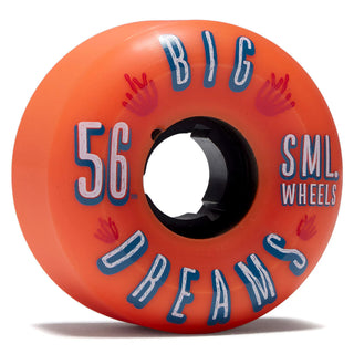 Sml Skateboard Wheels 56mm Succulent Cruiser 92A Sun Up Orange