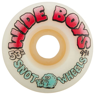 Snot Wheel Co. Skateboard Wheels 53mm Wide Boys 99A Glow in the Dark