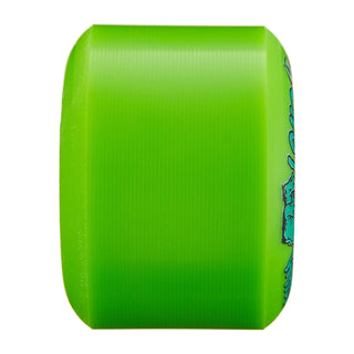 Snot Wheel Co. Skateboard Wheels 56mm Wide Boys 99A Fluoro Green