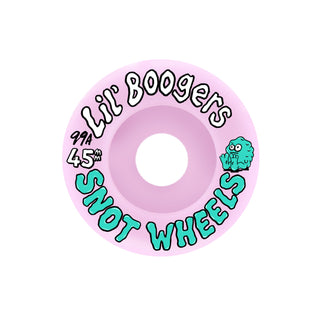 Snot Wheel Co. Skateboard Wheels 45mm Lil Boogers 99A Pink