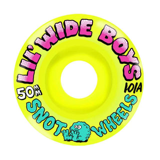 Snot Wheel Co. Skateboard Wheels 50mm Lil Wide Boys 101A Yellow