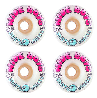 Snot Wheel Co. Skateboard Wheels 57mm Wide Boys 101A Glow in the Dark
