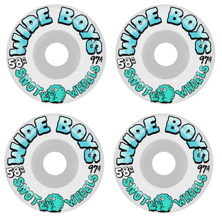 Snot Wheel Co. Skateboard Wheels 58mm Wide Boys 97A Glow in the Dark