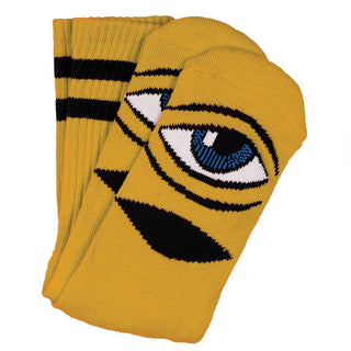 Toy Machine Skateboard Socks Sect Eye Mustard