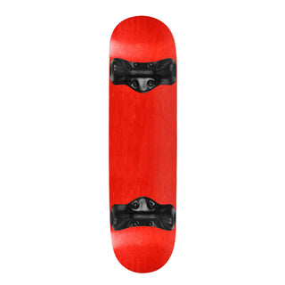 Softrucks Practice Complete - 8.0" Stained Red Deck / Black Trucks