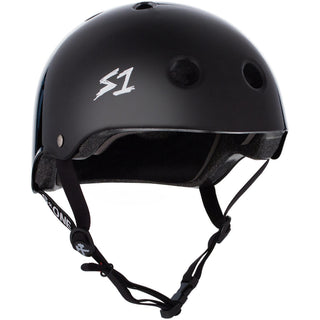 S-One Skateboard Helmet Lifer Black Gloss Size XL + 2 Sizing Liners