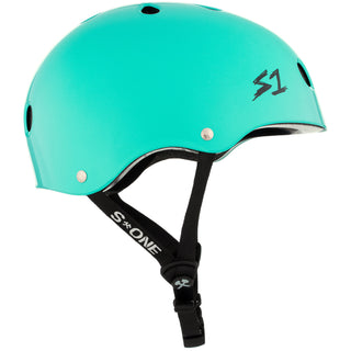 S-One Skateboard Helmet Lifer Lagoon Gloss + 2 Sizing Liners