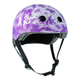 S-One Skateboard Helmet Lifer Purple/Tie Dye Size S + 2 Sizing Liners
