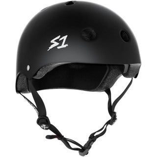 S-One Skateboard Helmet Mega Lifer Black Matte Size XL + 2 Sizing Liners
