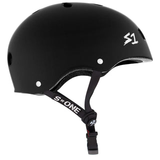 S-One Skateboard Helmet Mega Lifer Black Matte + 2 Sizing Liners