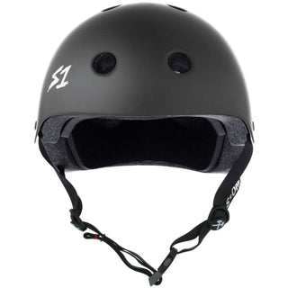 S-One Skateboard Helmet Mega Lifer Dark Grey Matte + 2 Sizing Liners