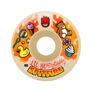 Spitfire Skateboard Wheels 48mm F4 99A Lil Beatdowns Classics Natural