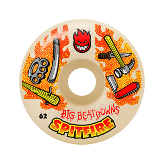 Spitfire Skateboard Wheels 62mm F4 99A Big Beatdowns Classics Natural