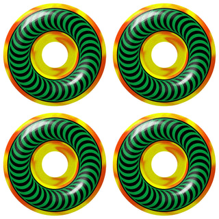 Spitfire Skateboard Wheels 52mm 99A Classic Orange/Yellow