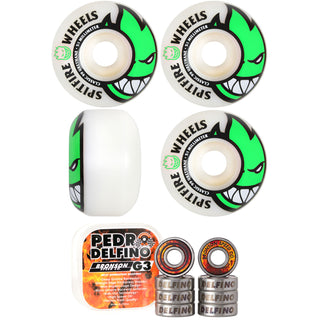 Spitfire Skateboard Wheels 53mm Bighead with Bronson Pro G3 Bearings