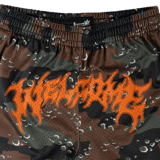 Welcome Skateboards Shorts Barb Mesh Timber 