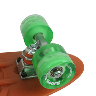 Street Surfing Plastic Cruiser Beach Board Glow Orange