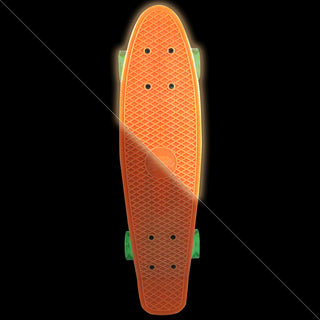 Street Surfing Plastic Cruiser Beach Board Glow Orange