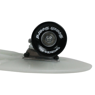 Street Surfing Plastic Cruiser Beach Board Glow White