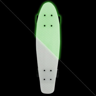 Street Surfing Plastic Cruiser Beach Board Glow White